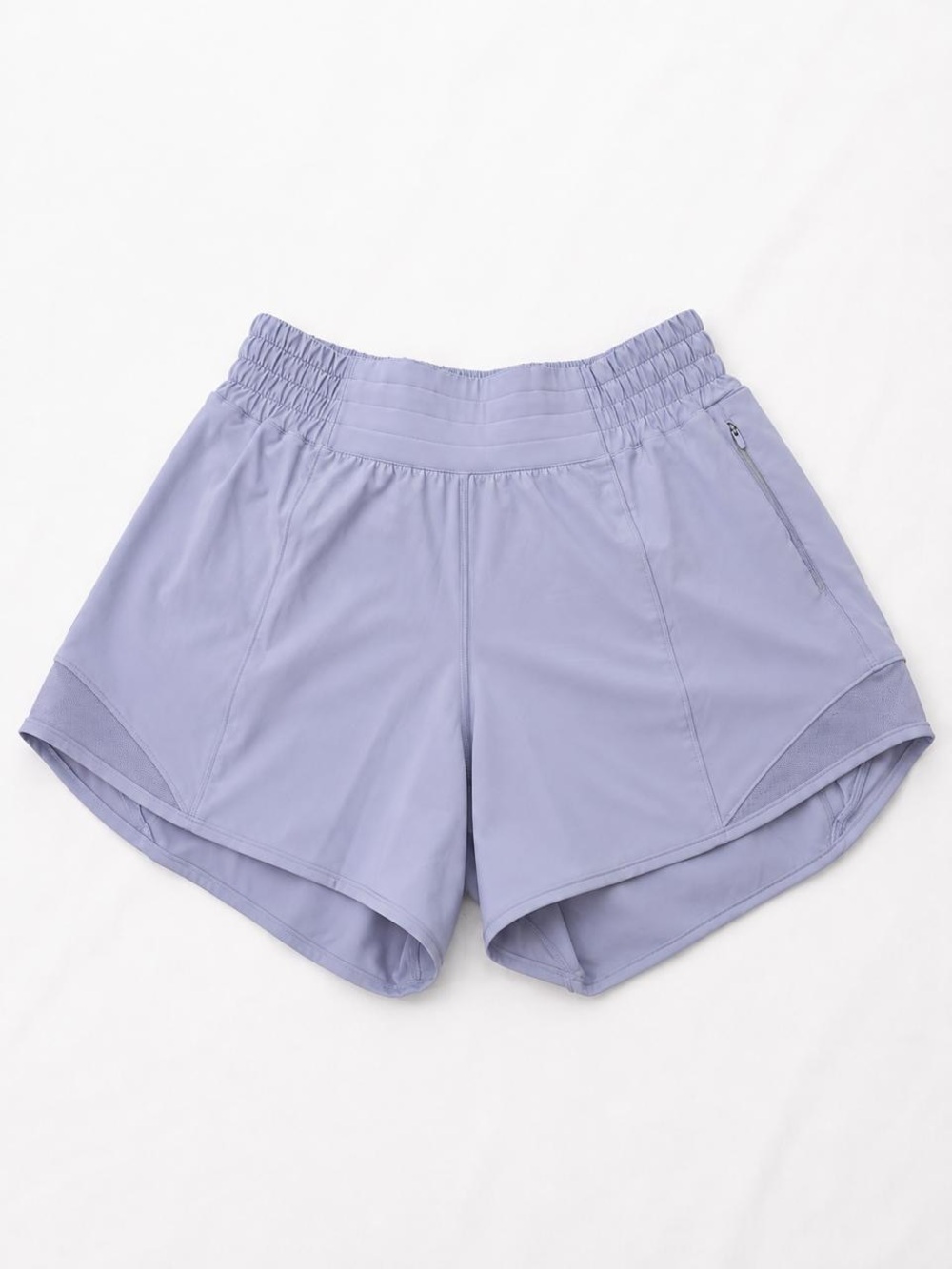 lululemon athletica Lilac Athletic Shorts with Zip Pocket
